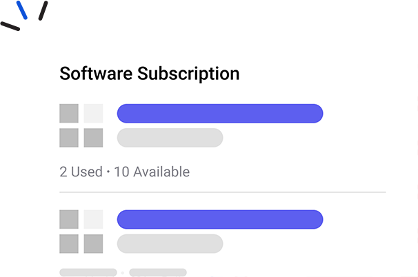 Software subscription management