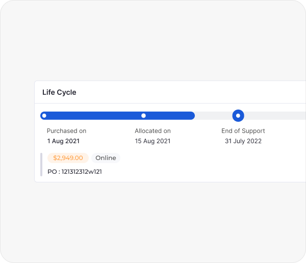 Track depreciation through GAAP, IFRS, or custom accounting methods while viewing asset value, budget variance, and return data in one record.