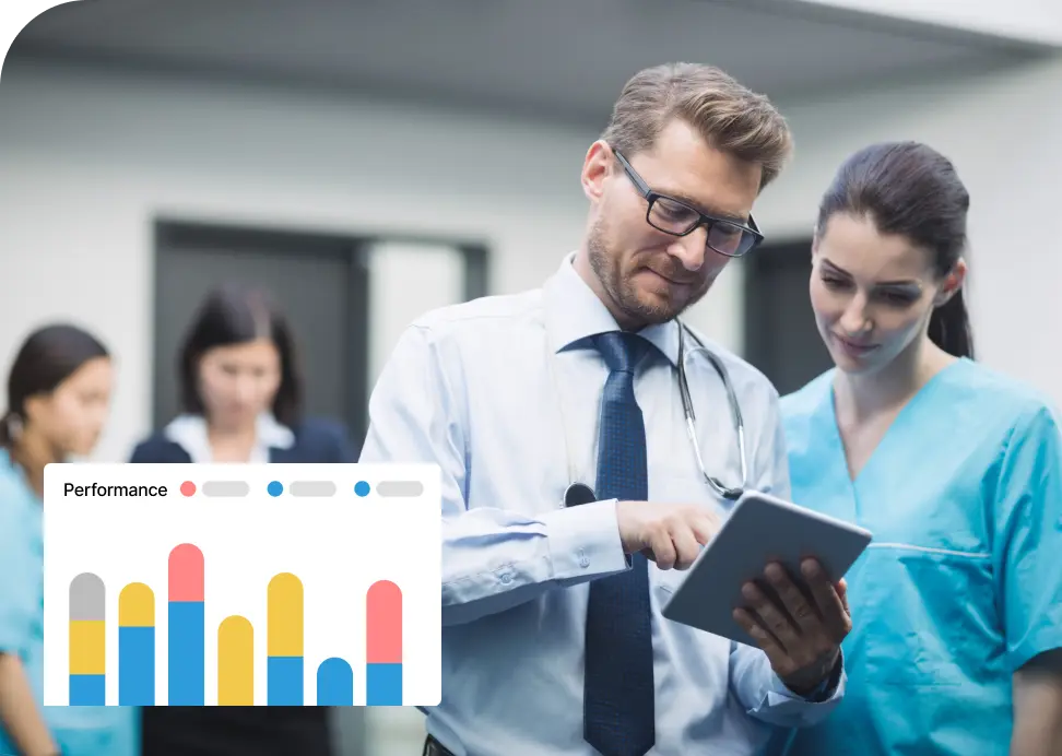 Doctor Checking the final report