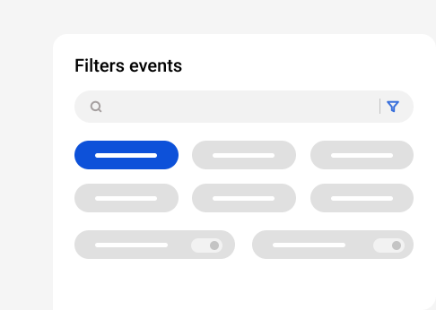 filter events