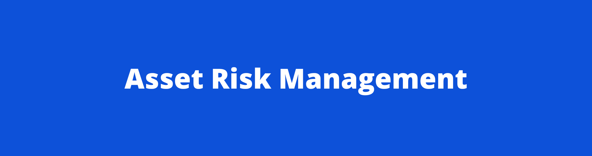 Asset Risk Management - Infraon