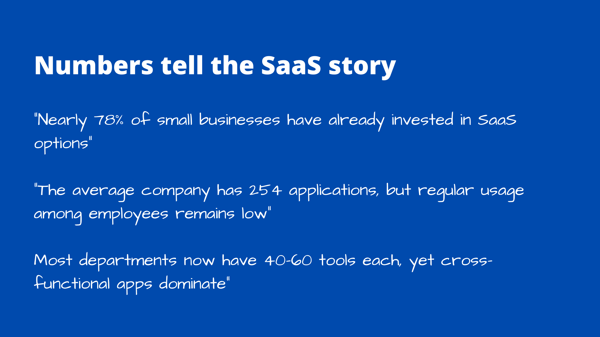 Numbers tell the SaaS story - Infraon