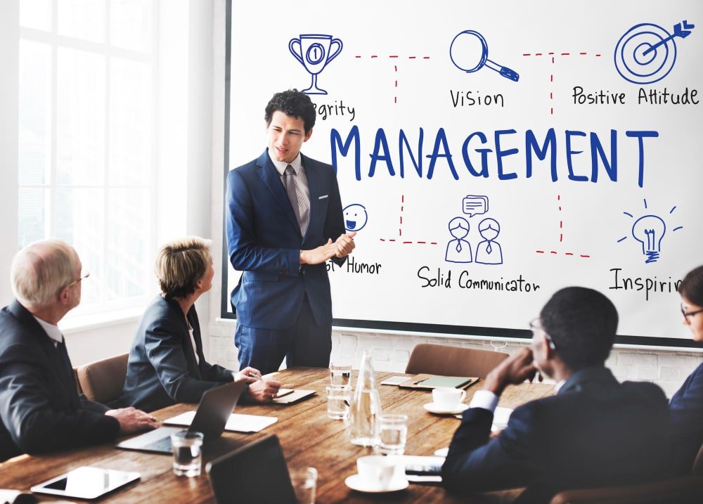 management coaching business dealing mentor concept min