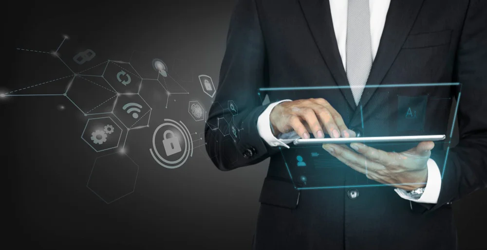 businessman using digital tablet 1