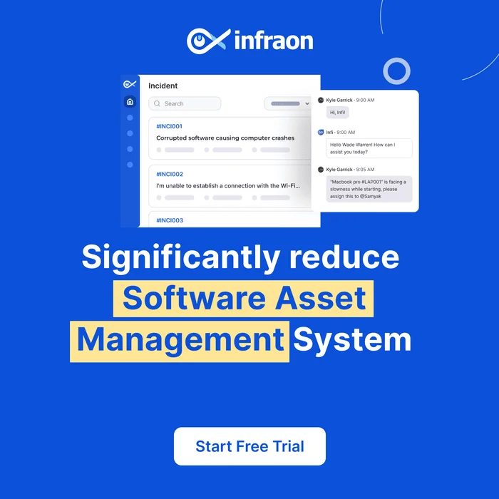 Infraon Assets, Software Asset Management tools