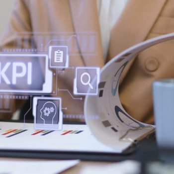kpi acronym key performance indicator business planning measure success target achievement virtual screen laptop1 1