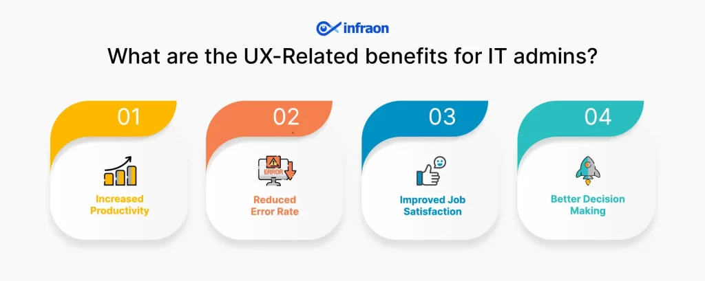 What are the UX-related benefits for IT admins?