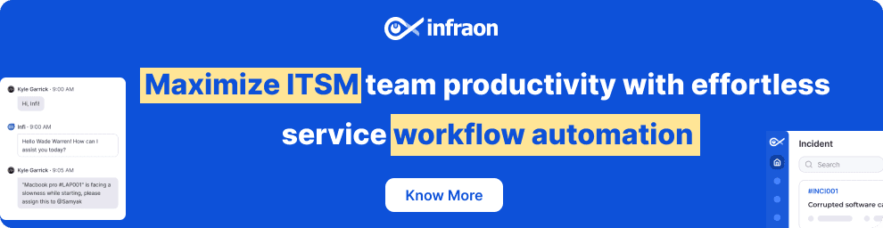 Driving automation with low-code/no-code ITSM
